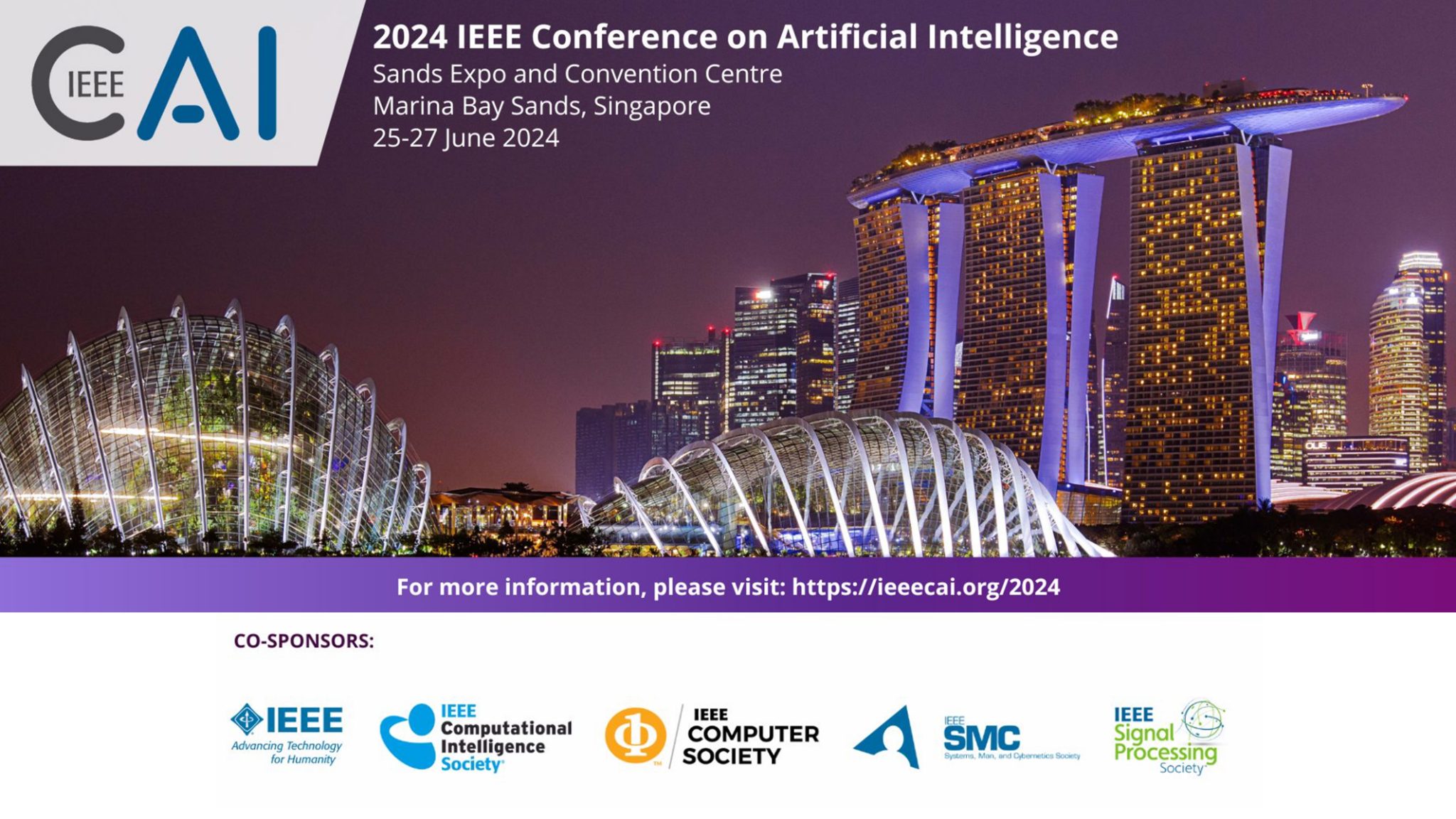 2024 IEEE Conference on Artificial Intelligence CMA International